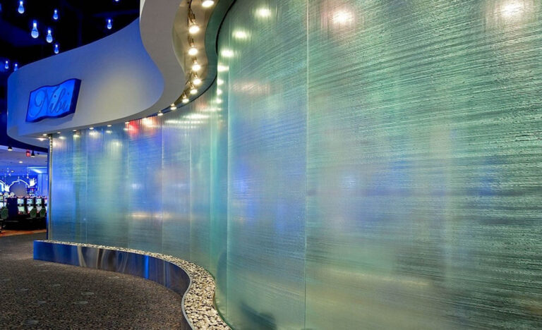 etched glass at museum